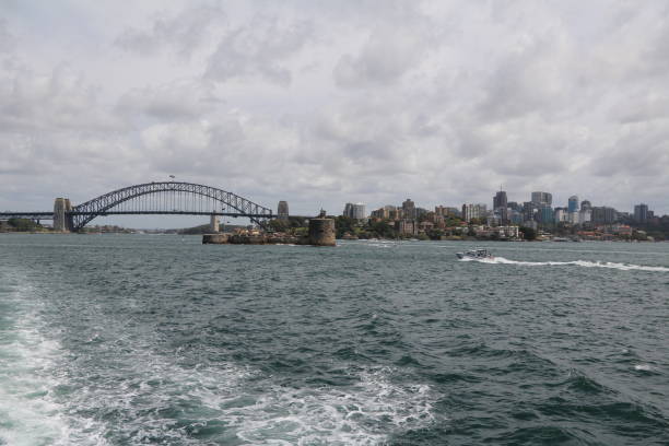 istock Fort Denison and Harbor Bridge in Sydney, Australia 1247935293