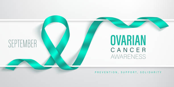 istock Ovarian Cancer awareness month vector banner 1247937937