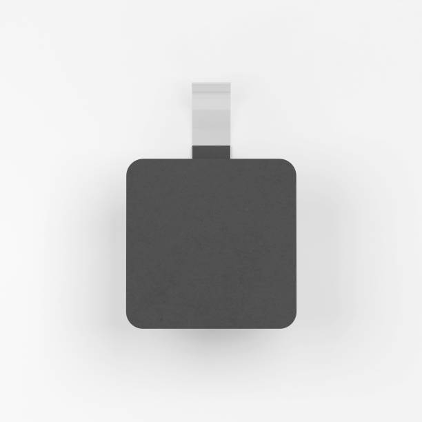 istock Blank wobbler tag mockup 1247940289