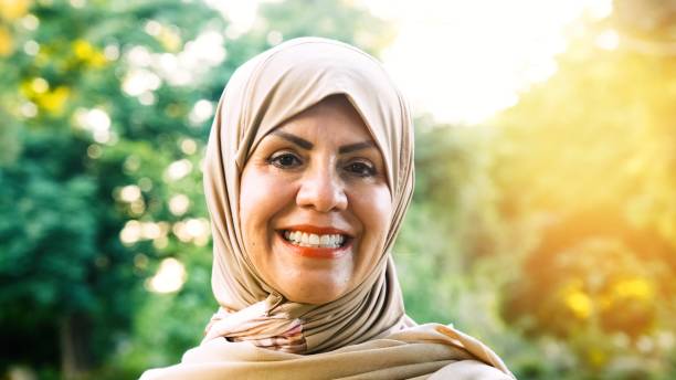 istock Smiling middle eastern muslim woman looking at the camera 1247965305