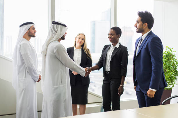 istock Business meeting in Dubai 1247972173