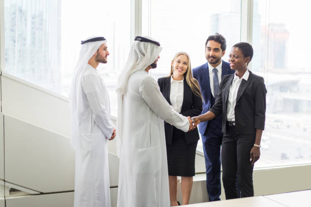 istock Business meeting in Dubai 1247974064