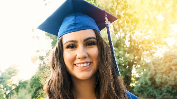istock Siming young woman celebrating her graduation 1247978953