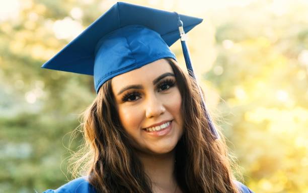 istock Siming young woman celebrating her graduation 1247979561