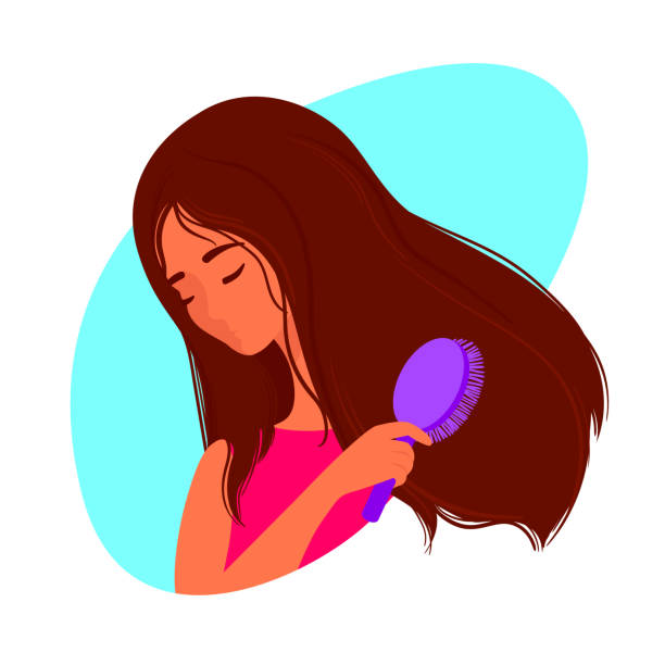 Beautiful Woman Combing Her Long Hair With A Comb Stock Illustration - Download Image Now - Hairbrush, Human Hand, Hair Care - iStock Beautiful Woman Combing Her Long Hair With A Comb Stock Illustration - Download Image Now - Hairbrush, Human Hand, Hair Care - iStock