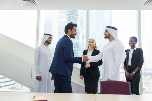 istock Business meeting in Dubai 1247979749