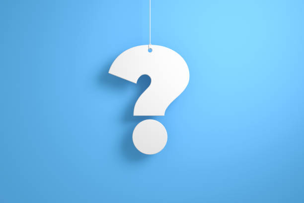 istock Question mark in front of blue background 1248054768