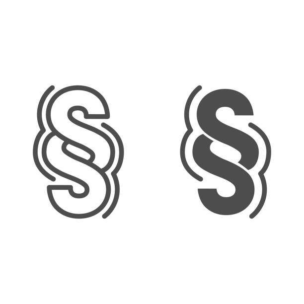 ilustraciones, imágenes clip art, dibujos animados e iconos de stock de línea de párrafo lgbt e icono sólido, concepto de orgullo lgbt, símbolo de minorías sexuales sobre fondo blanco, derechos de los homosexuales e icono de juicio en estilo esbozado para el concepto móvil y el diseño web. gráficos vectoriales. - legislación