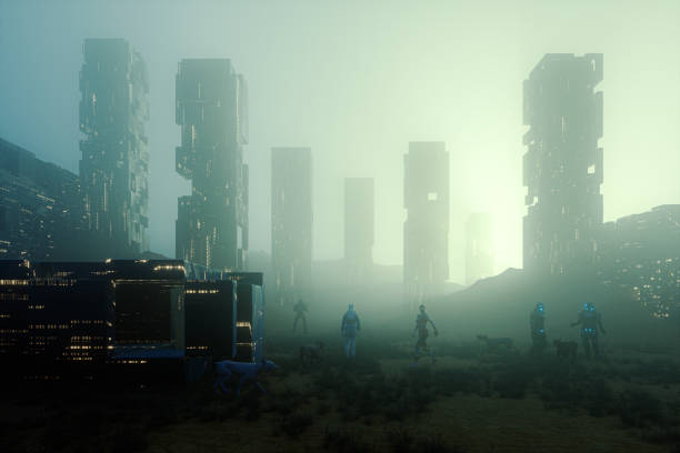 istock Futuristic living habitats 1248066215