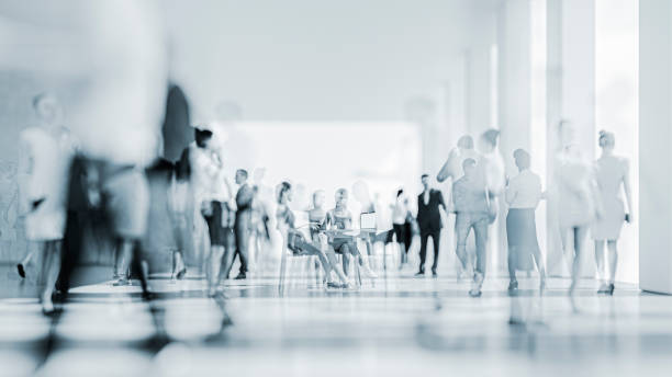 istock Busy office with business people 1248066233