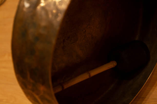 istock Korean traditional percussion Jing(gong) close-up 1248071607