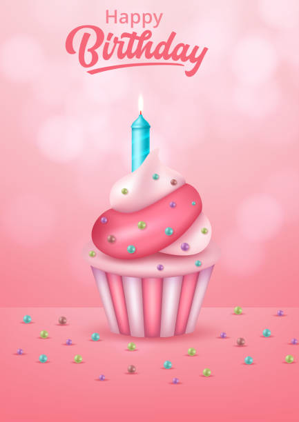 istock vector illustration of happy birthday background with cake and balloon 1248071845