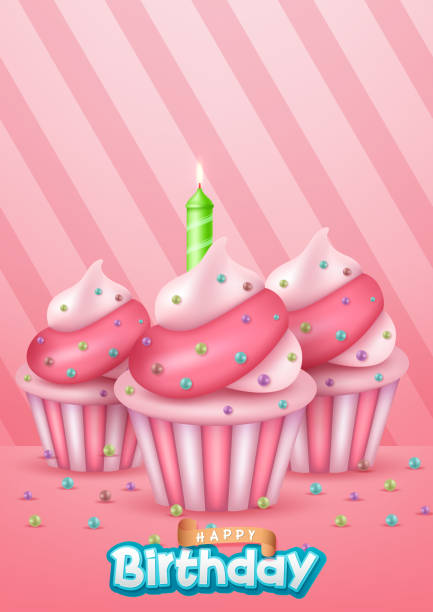 istock vector illustration of happy birthday background with cake and balloon 1248071858