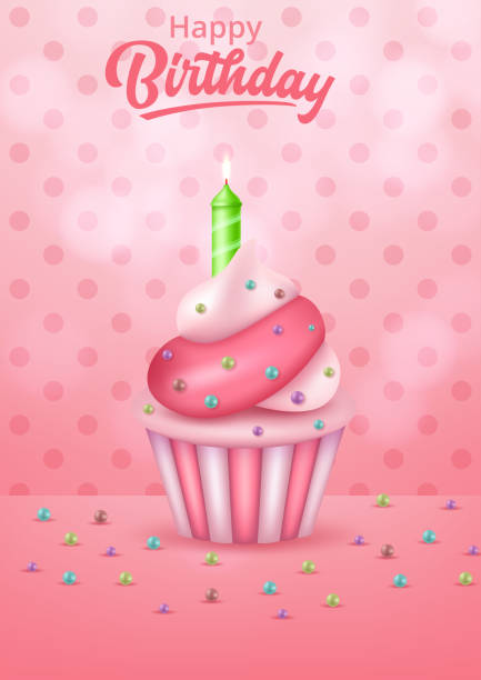 istock vector illustration of happy birthday background with cake and balloon 1248071873