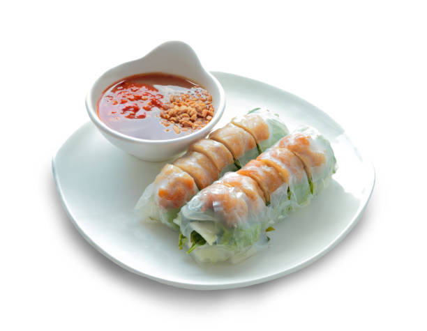 istock Vietnamese Meatball Wraps (Nam Neung) 1248074454