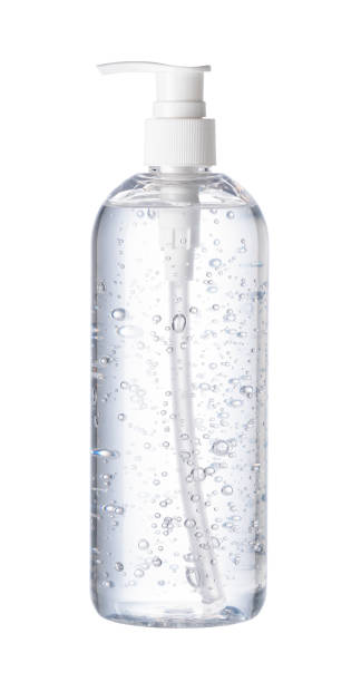 istock Hand sanitizer bottle on a white background 1248088174