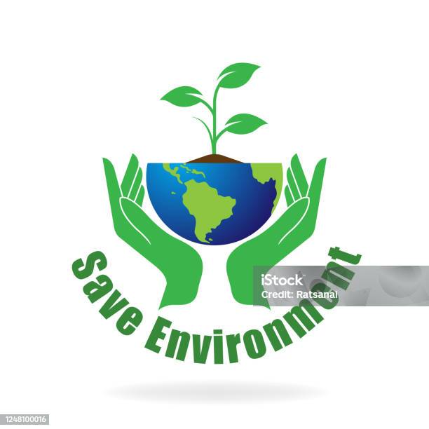 Save Environment Stock Illustration - Download Image Now - Celebration, Computer Graphic, Concepts