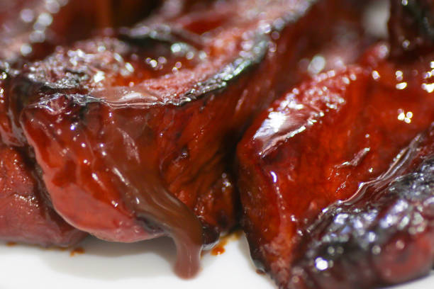 istock Typical Asian Food - 'Char Siew' (Barbeque Pork) 1248121841