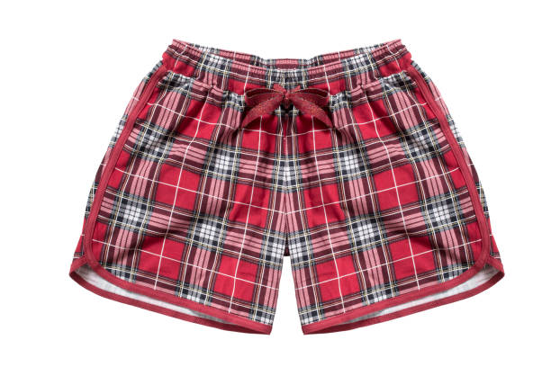 istock Tartan shorts isolated 1248140066