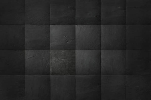 schwarze schieferwand strukturierten hintergrund - blank slate stock-fotos und bilder