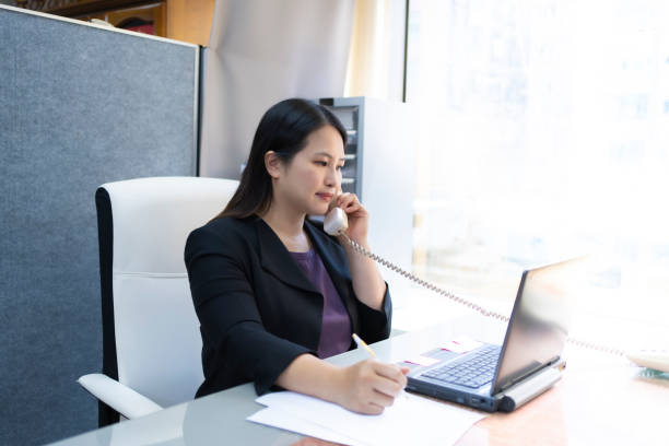 istock The Working woman in the office 1248151620
