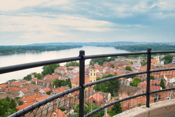 istock Panoramic view of Belgrade, Serbia from Gardos viewpoint 1248156538