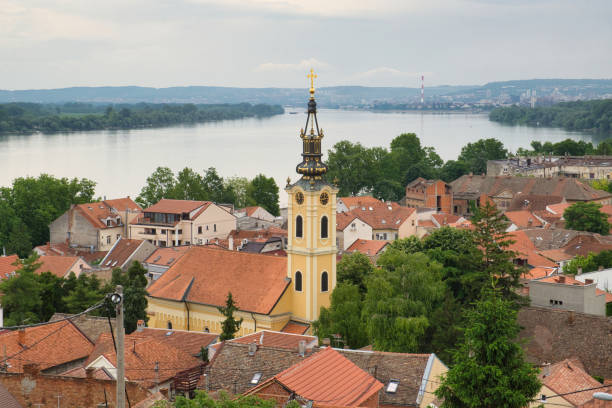 istock Panoramic view of Belgrade, Serbia from Gardos viewpoint 1248156657