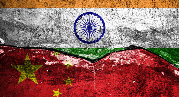 istock India and China flag - Trade War, Conflict Concept 1248160575