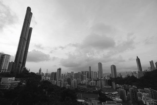 istock Hong Kong skyline at Happy Valley 1248162629