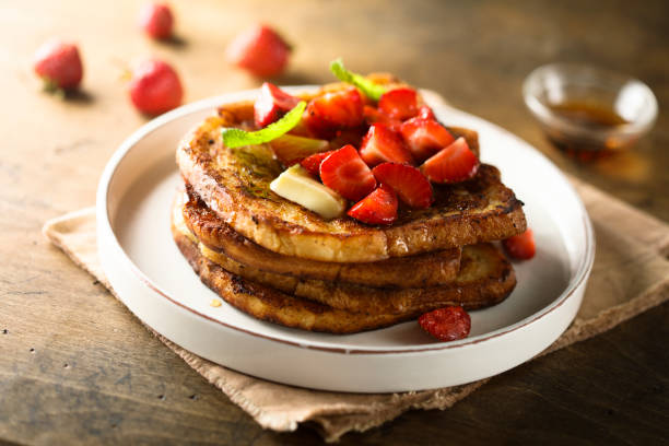 istock Strawberry French toast 1248168903
