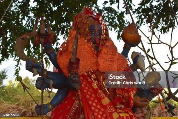 Kali Statue The Hindu Goddess Of Death Time And Doomsday And Is Often Associated With Sexuality And Violence But Is Also Considered A Strong Motherfigure And Symbolic Of Motherlylove Stock Photo - Download Image Now