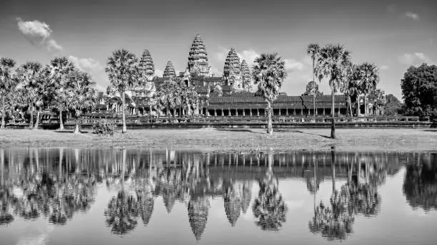 Angkor Wat (City/Capital of Temples") is a temple complex in the Angkor region in Cambodia and is the largest religious monument in the world