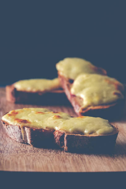 Grilled Cheese on Toast With Copy Space
