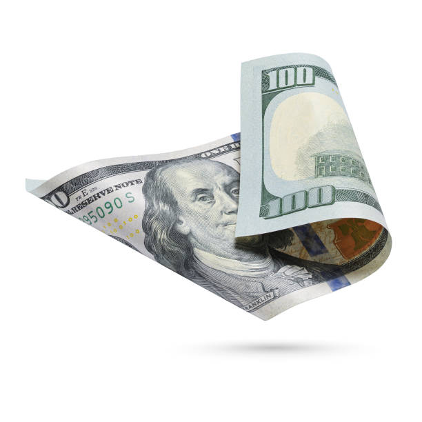 istock One hundred dollars bill isolated on a white background. 1248180679