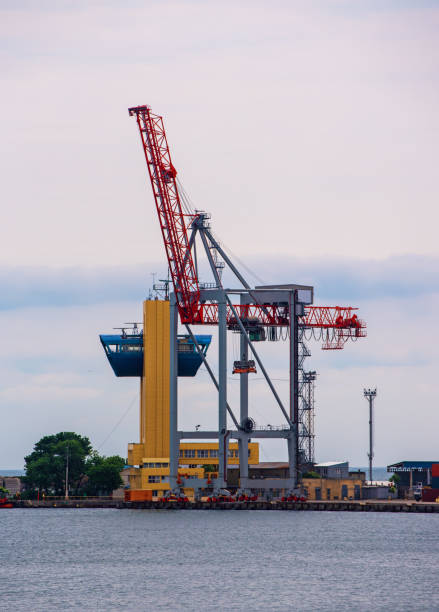 istock Cranes in the port 1248180903