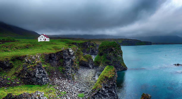 istock Lonely icelandic house 1248182255