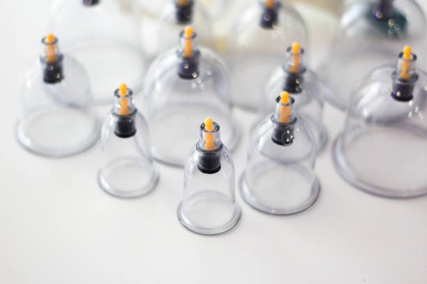 istock Hijama jars and pump for hijama on a white background 1248189695