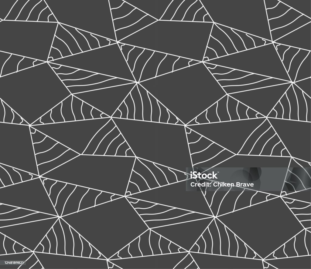 Triangle Pattern Repetitive Continuous Retro Vector Poly Repetition Pattern Repetitive Fashion ...