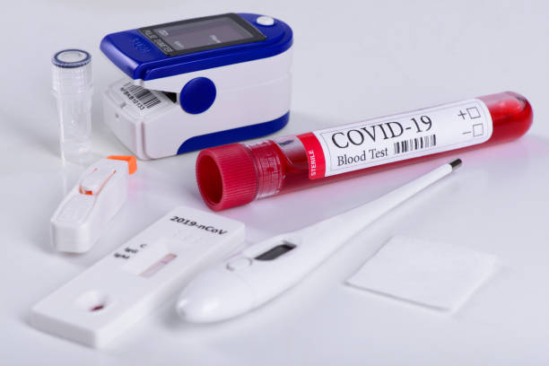 istock Rapid Covid-19 coronavirus test kit for antibody or sars-cov-2 virus disease and epidemic concept background close-up 1248209062