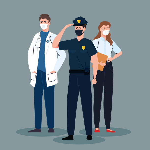 istock group workers wearing medical mask against covid 19 pandemic 1248210837