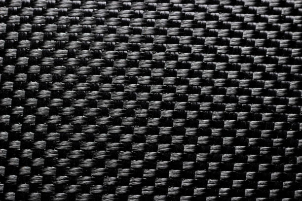 istock Close up textured of black fabric 1248212082