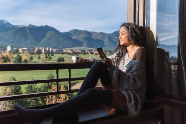 istock Woman relaxing at home during Covid-19 1248214974