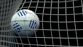 ball-mit-flaggen-von-griechenland-trifft