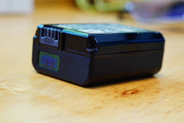 close-up Typical Digital SLR Recharge battery of camera