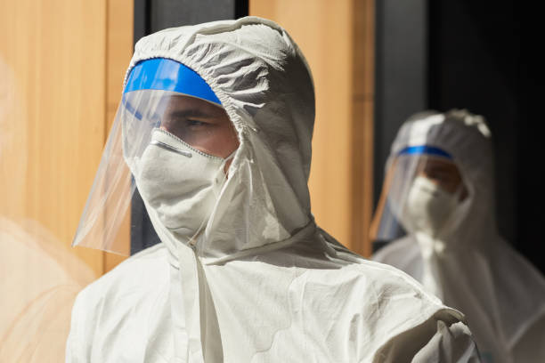 istock Medical Workers Wearing Masks 1248235497