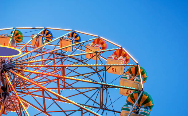 istock Ferris wheel on a background of sky. 1248242437