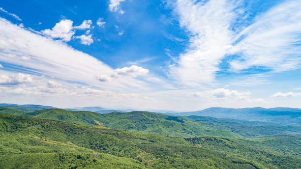 istock Drone photo of mountain landscape. 1248242727
