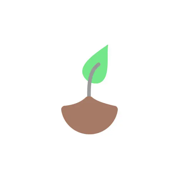 Vector illustration of Leaf power of nature icon. Simple color vector elements of alternative medicine icons for ui and ux, website or mobile application