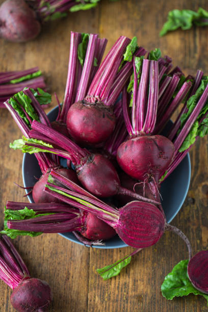 istock Fresh red organic beets on a wooden table 1248251108