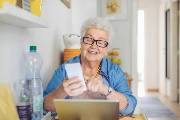 istock Senior woman at home 1248254973